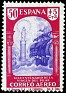 Spain 1940 Virgen del Pilar 50 + 5 CTS Multicolor Edifil 905